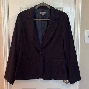 Ann Taylor Pinstripe Blazer